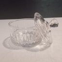 Ver imagem 4 de Potiche Decorativo de Cristal Transparente 7x6x6cm Tampa Enfeite Sala Mesa