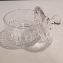 Ver imagem 2 de Potiche Decorativo de Cristal Transparente 7x6x6cm Tampa Enfeite Sala Mesa
