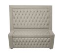 Ver imagem 1 de Jogo Cabeceira e Recamier Baú para Cama Box Casal Queen 1.58 - Suede - Sv Decor:bege