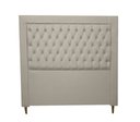 Ver imagem 2 de Jogo Cabeceira e Recamier Baú para Cama Box Casal Queen 1.58 - Suede - Sv Decor:bege