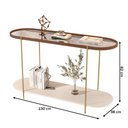 Ver imagem 3 de Aparador Alamanda com Espelho Castanho/off White/dourado - Jb Bechara