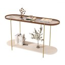 Ver imagem 2 de Aparador Alamanda com Espelho Castanho/off White/dourado - Jb Bechara