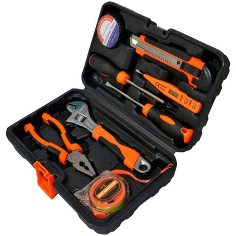 Kit de Ferramentas Tucano Tc-008H 8 Peças Jogo Profissional Chaves Precisão Manutenção Reparo Portát