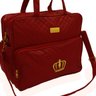Kit Bolsa Bebê Maternidade Vinho Passeio Vermelho Escuro - 3