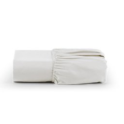 Roupa de Cama Solteiro 400 Fios 2 Peças 100% Toque Macio Cor:branco - 3