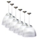 Ver imagem 1 de Kit 6 Pendente Prismatico Poptem 16" Cristal Lustre Acrílico Lustre 42cm