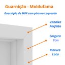 Ver imagem 6 de Kit Porta de Madeira 210x80cm Lisa Laqueada Direita Moldufama