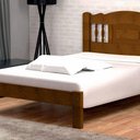 Ver imagem 1 de Cama Queen Size Atenas de Madeira Maciça Angelim Imbuia