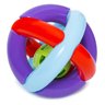 Bola Maluquinha com Chocalho VERMELHO/AZUL/ROXO Mercotoys 270 - 1