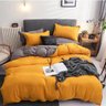 Jogo De Cama Casal Comum 7 Peças Com Edredom Sun Grey - 1