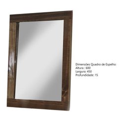 Quadro de Espelho Imperatriz Tradicional 49,5cmx34,5cm Rodmóveis - 2