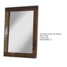 Quadro de Espelho Imperatriz Tradicional 49,5cmx34,5cm Rodmóveis - 3