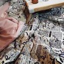 Ver imagem 6 de Jogo De Cama Casal Comum 7 Peças Paris Com Almofada Pelos