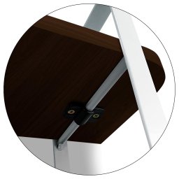 Prateleira Tripla Nicho Hone Modelo Industrial Decoração Casa 60x15 Branca/Villandry - 5