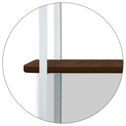 Prateleira Tripla Nicho Hone Modelo Industrial Decoração Casa 60x15 Branca/Villandry - 4