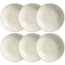 Ver imagem 1 de Jogo 6 Pratos Fundos 25cm 830ml Bio Vanilla Orgânico Cerâmica Porto Brasil Mesa Posta Sopas Caldos