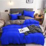 Jogo De Cama Casal Queem 7 Peças Com Edredom Blue Grey - 1
