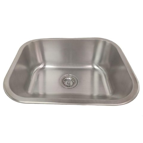 Tanque Lavanderia Lavar Roupa 30l Aço Inox Balcao Pia com Valvula Sifao Limpeza Lavabo Casa
