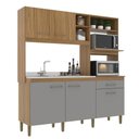 Ver imagem 2 de Cozinha 5 Portas e 1 Gaveta Co1515 Ipe Griseo Decibal Ipê|griseo