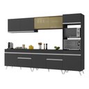 Ver imagem 6 de Cozinha Completa Modulada Bogotá 5 Peças Multimóveis com Vidro Reflecta, Puxador e Pés Personalizáveis