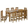 Conjunto Sala de Jantar 200x88 com 8 Cadeiras Diamante - Nemargi:nogueira - 1