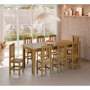 Ver imagem 2 de Conjunto Sala de Jantar 200x88 com 8 Cadeiras Diamante - Nemargi:nogueira