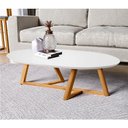 Ver imagem 1 de Mesa de Centro Jasper Branco Amêndoa