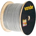 Ver imagem 1 de Cabo de Aço Plastificado Alma de Fibra 2,38 Mm 3/32" 6 X 7- Vonder
