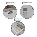 Ver imagem 5 de Armário de Cozinha Americana Modulada 190cm com Balcão para Pia Multimóveis CR20493 Branco