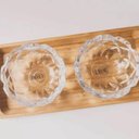 Ver imagem 4 de Kit 25 Molheiras de Cristal Diamond Lyor 270ml de Mesa para Restaurantes Hotéis Bowl Decorativo