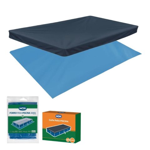 Capa e Forro para Piscina 3000 Litros Mor