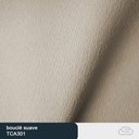 Ver imagem 4 de Poltrona Giratória 87cm Heidi Courino Caramelo | Bouclé Suave Bege - Sallar Home