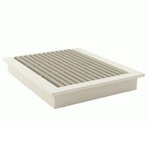 Cama Japonesa Casal Baixa sem Cabeceira Mdf Tw22 Dalla Costa - Off White