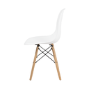 Ver imagem 7 de Conjunto de Jantar Mesa Eames Preta 90 Cm com 4 Cadeiras Brancas Dsw Design