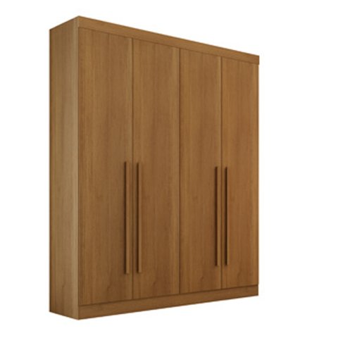 Guarda-roupa Solteiro 04 Portas e 03 Gavetas da Vinci Plus D'doro Móveis - Cinamomo D'doro Móveis
