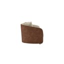Ver imagem 4 de Sofá Living 152cm Linho Bege Caramelo 2 Lugares com 3 Almofadas Abba