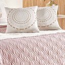 Ver imagem 3 de Kit Cobre Leito King Turin com Almofadas e Peseira 180 Fios 10 Peças - Rose
