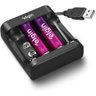 Carregador Pilhas Elgin Usb + 2 Pilhas Aa - 46rscusb - 1
