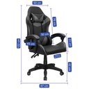 Ver mais imagens de Cadeira Gamer Couro Giratória Tr-max - Preto