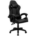 Ver imagem 3 de Cadeira Gamer Couro Giratória Tr-max - Preto