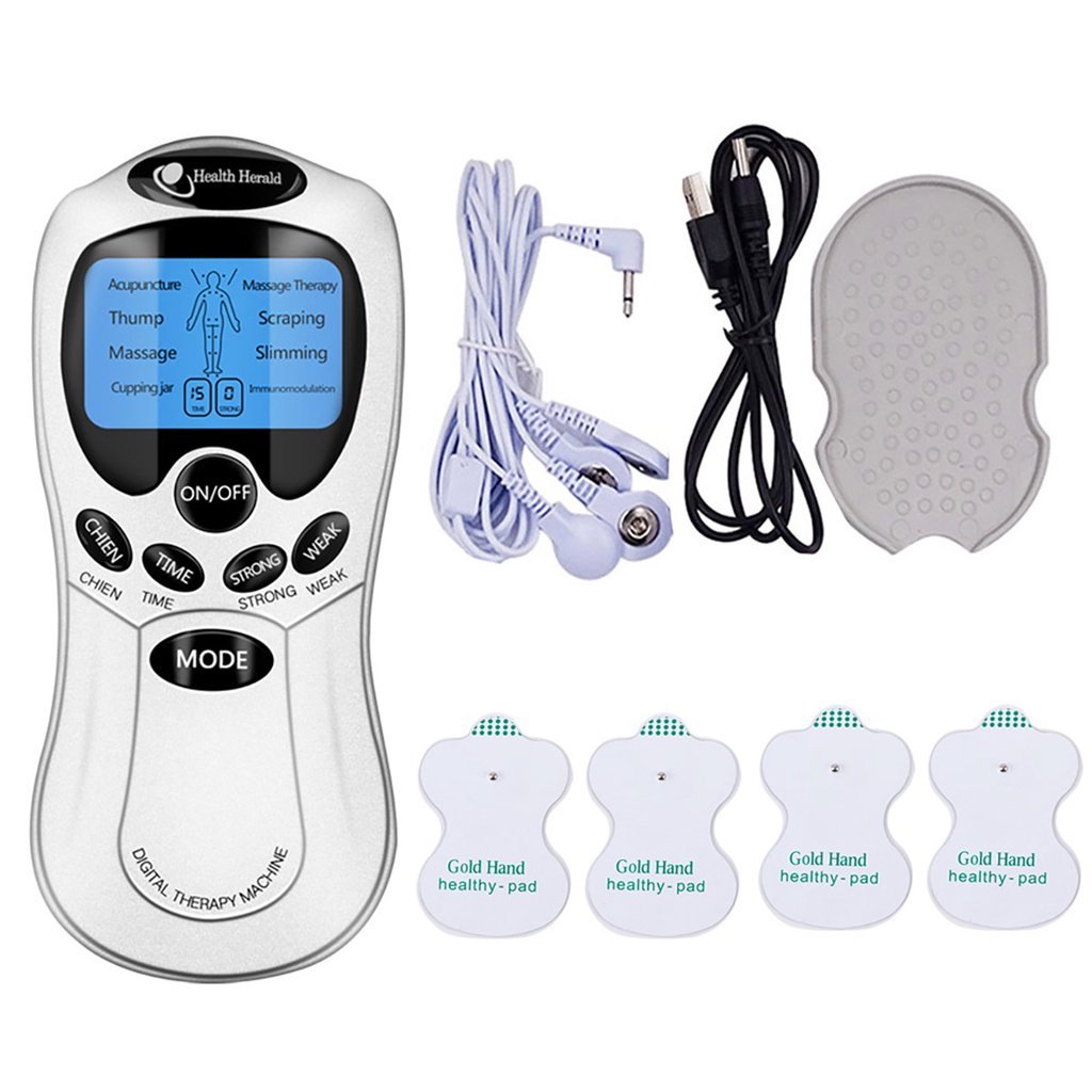 Aparelho Massagem Fisioterapia Terapia Digital Eletroestimulador Acupuntura Alivio de Dores - 4