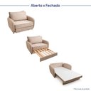 Ver imagem 6 de Sofá Cama Solteiro 105cm Mode CabeCasa MadeiraOriginals