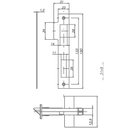 Ver imagem 3 de Fechadura 6521 Architect Banheiro St2-55 Ros 323 55mm Inox Cromo Acetinada La Fonte