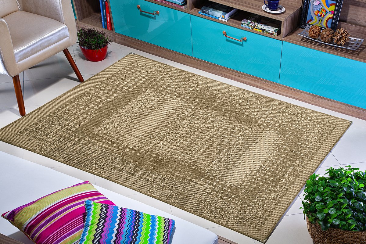 Tapete Sisal Sala Quarto 2,00x2,50 Mescla S-611 - 2