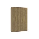 Ver imagem 1 de Guarda Roupa Closet Modulado Componível 4 Portas 158cm Modulado Adapt N536 Kappesberg- Nogueira