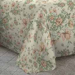 Cobre Leito King Size Com Fronhas Em Piquet Algodão 3 Peças - 5