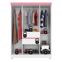 Ver imagem 3 de Roupeiro Ecom Ii Branco/ Rosa Flex - Demóbile