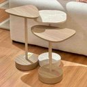 Ver imagem 1 de Mesa Lateral Camburi P Champagne/freijó Casa Cristallo