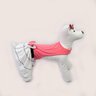 Vestido Malha Rosa E Saia Listrada Tam 0 - Para Cachorro - 5