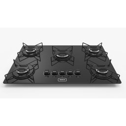 Fogão Cooktop Á Gás Automático 5 Bocas Atalanta Realce - 2